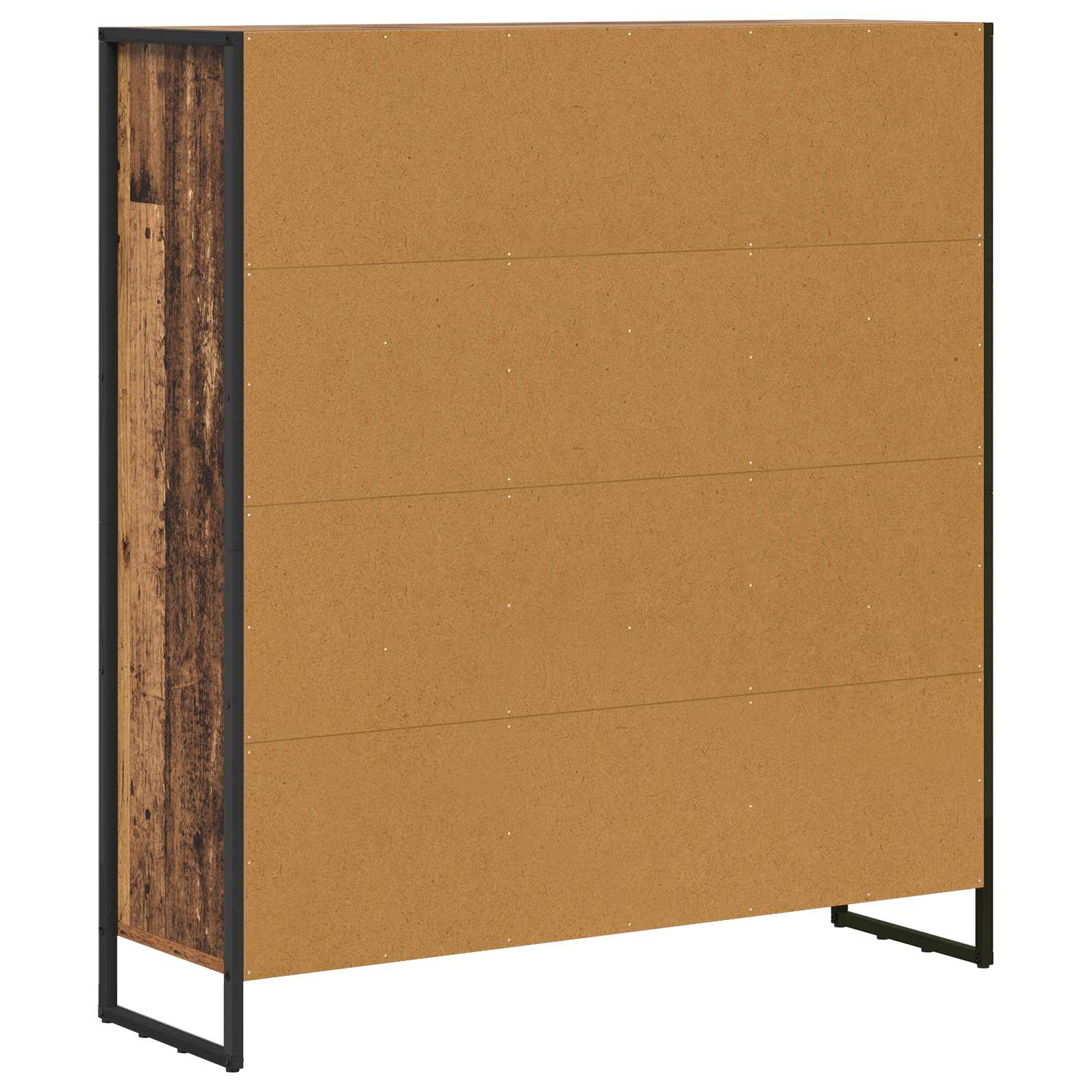 Bücherregal 2 pcs Schwarz Eichen-Optik 99,5 x 30 x 108 cm