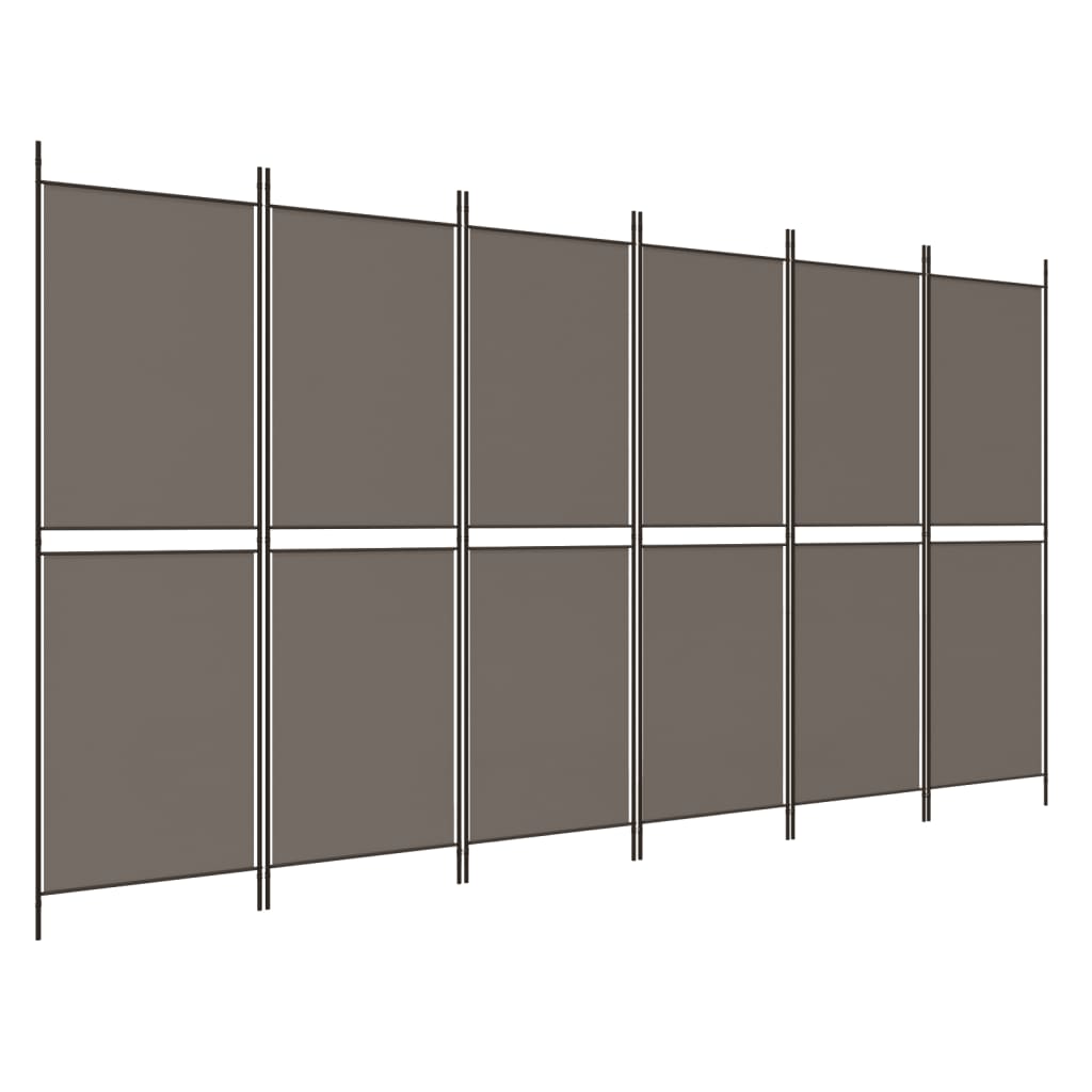 3-teiliger Raumteiler Beige 150 x 180 cm Stoff