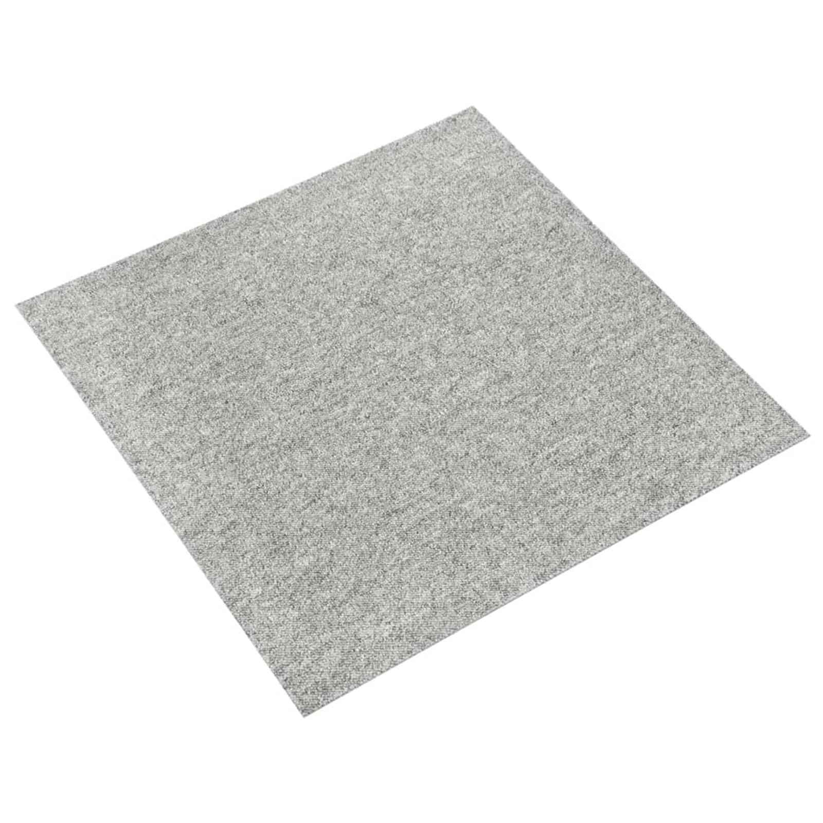 Teppich 20 pcs Gestreiftes Anthrazit 50 x 50 cm