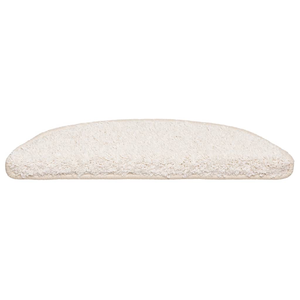 Stufenmatten 15 Stk. 56x17x3 cm Grau Halbrund
