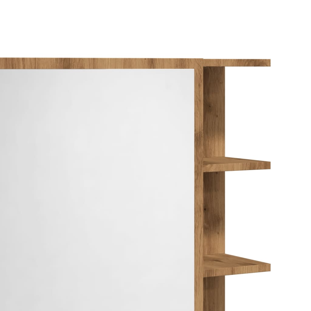 Bad-Spiegelschrank Weiß 62,5x20,5x64 cm Holzwerkstoff