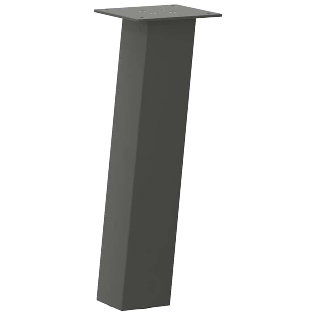 Couchtischbeine 4 Stk. Schwarz 30 cm Stahl