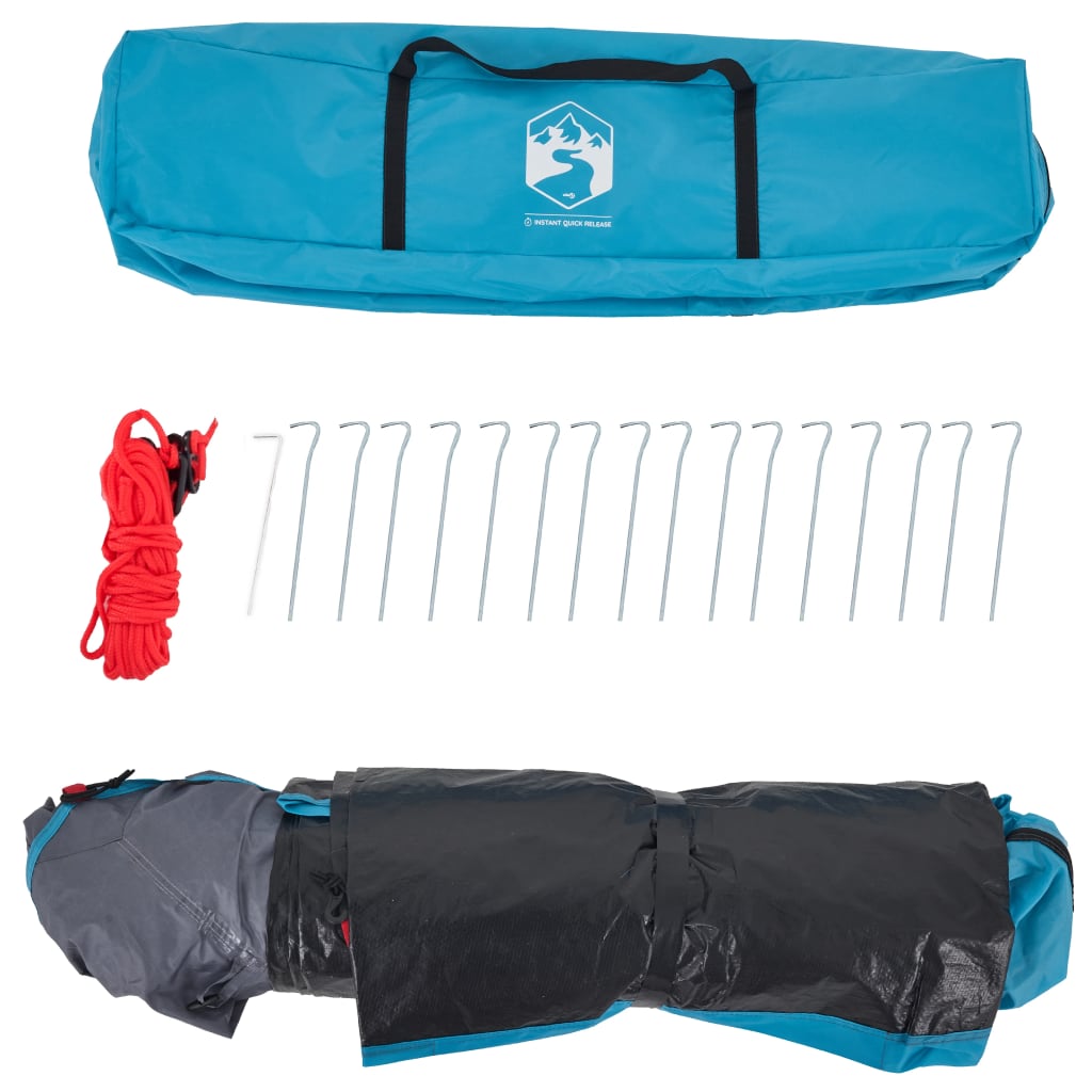 Kuppel-Campingzelt 3 Personen Grün Quick Release