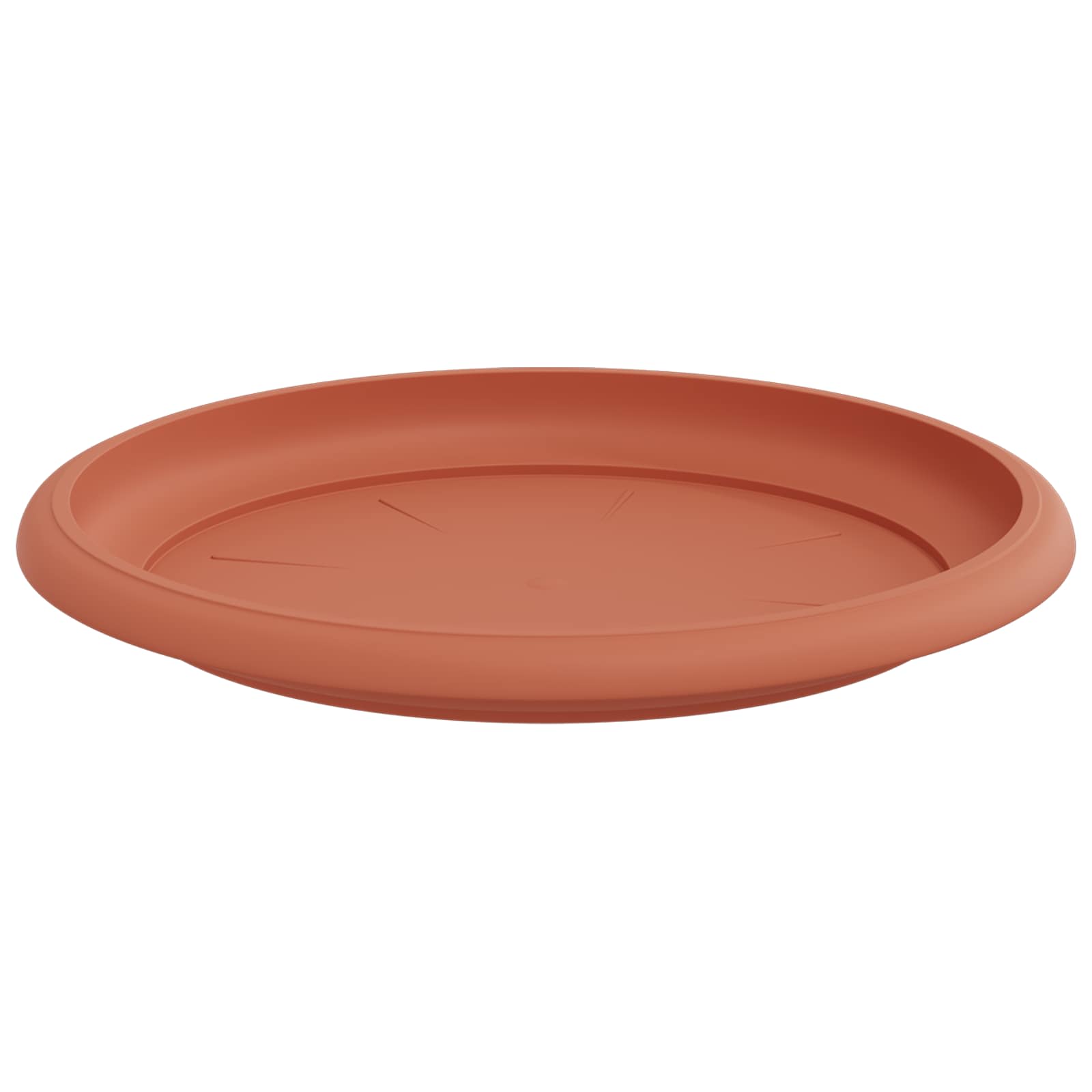 Blumentöpfe 6 pcs Ziegelrot Ø 22 x 18 cm Kunststoff