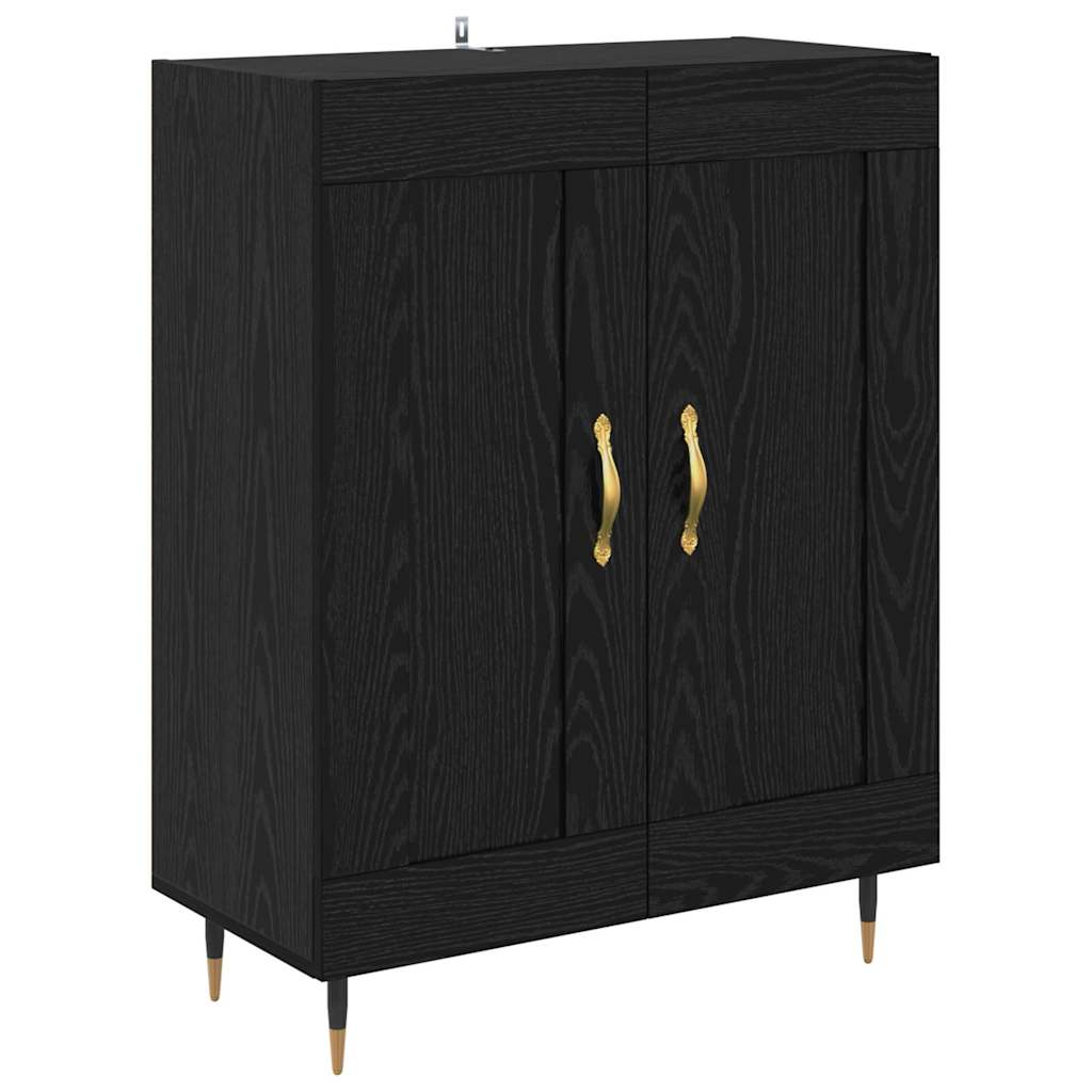 Highboard Betongrau 69,5x34x180 cm Holzwerkstoff
