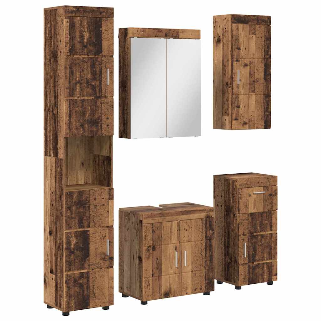Badezimmermöbel-Set TULUM 2 pcs Weiß 60 x 34 x 63 cm