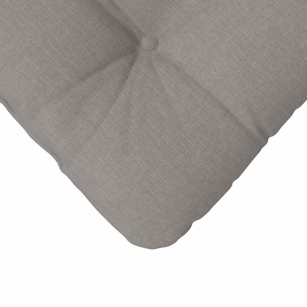 Sitzkissen 4 pcs Hellgrau 40 x 40 x 12 cm Stoff