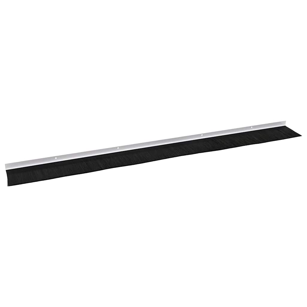 Aufsteck Türbürstendichtungen 2 pcs Braun 100 cm