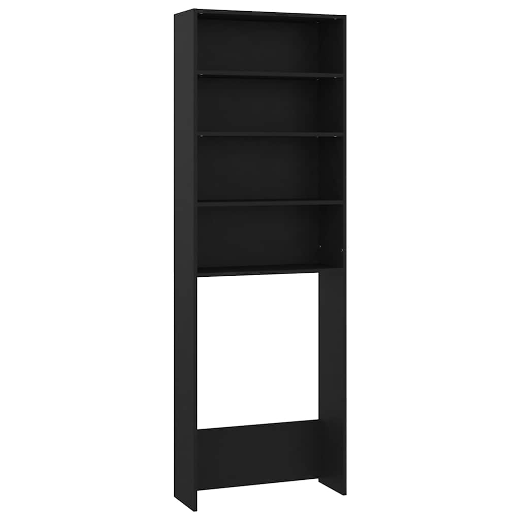 Waschmaschinenschrank Weiß 64x24x190 cm