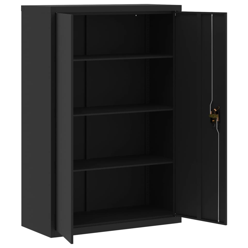 Aktenschrank Weiß 90x40x110 cm Stahl