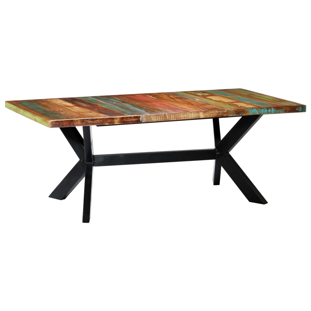 Esstisch Massivholz Mango und Stahlgestell 180 cm