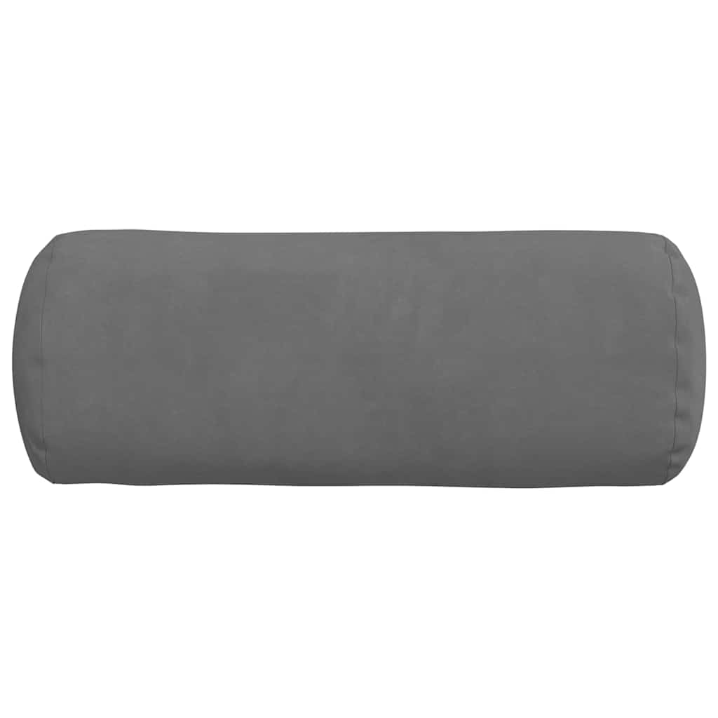 Bolsterkissen 2 Stück Taupe Ø 15 x 40 cm Mikrofaserstoff