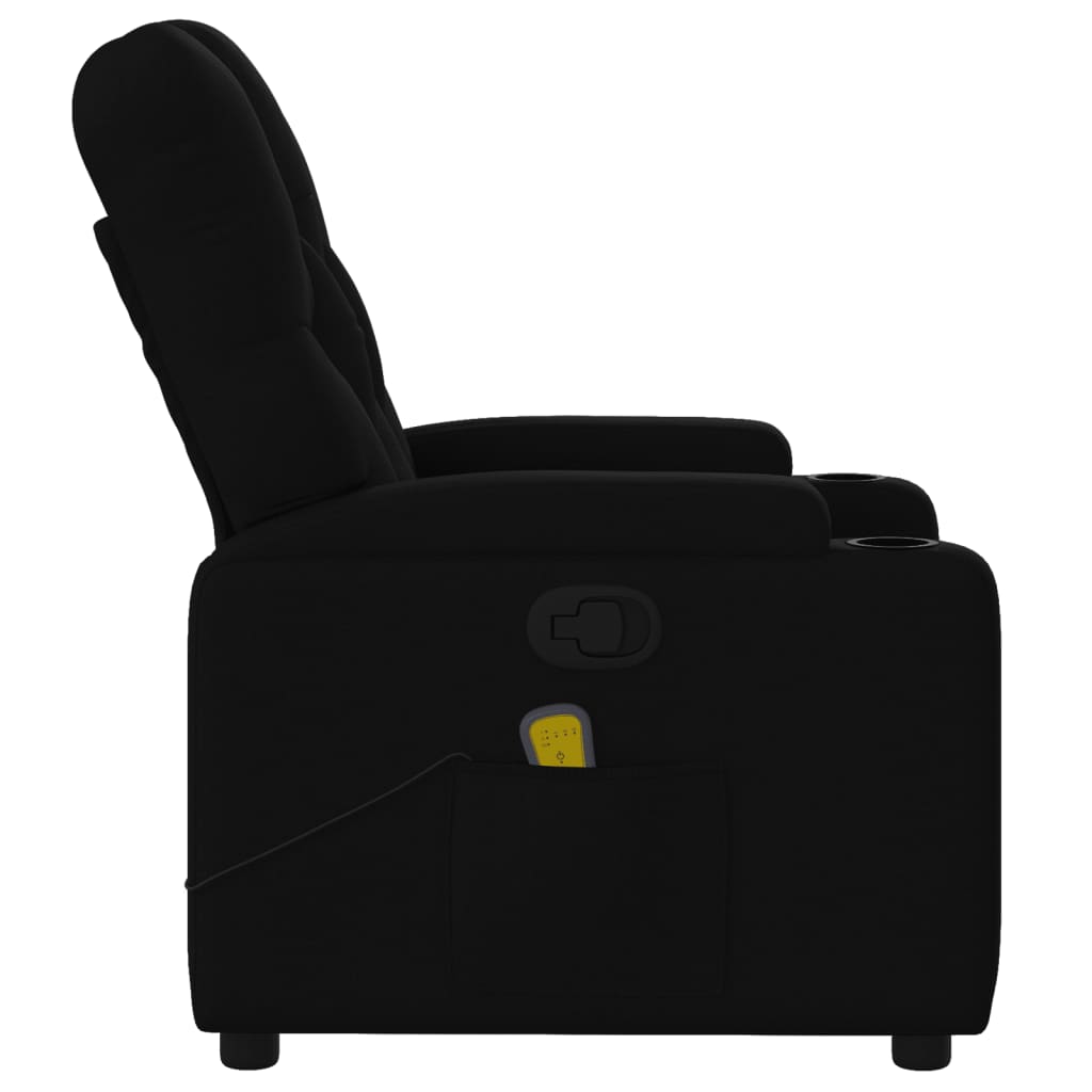 Massage-Relaxsessel, hellgrauer Stoff