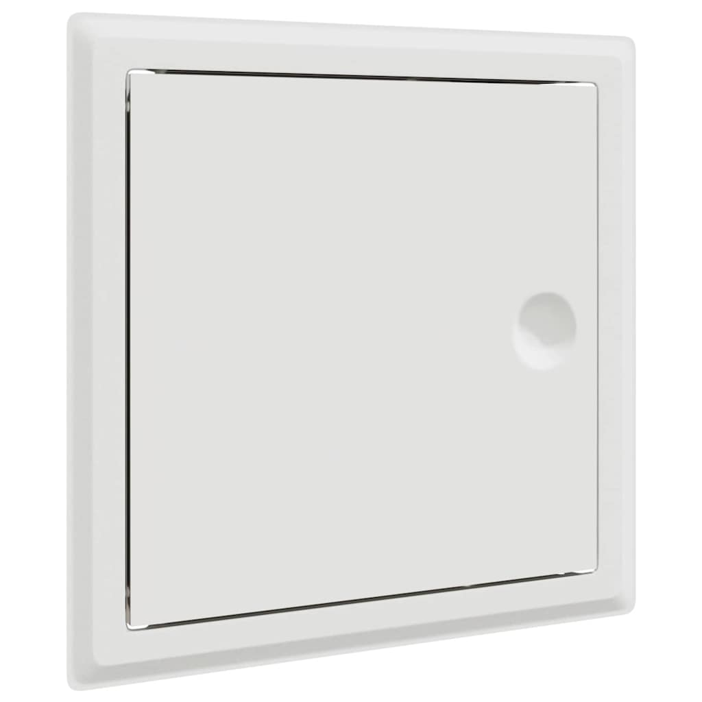Zugangsklappe 2 pcs Weiß 23 x 23 x 3 cm Stahl