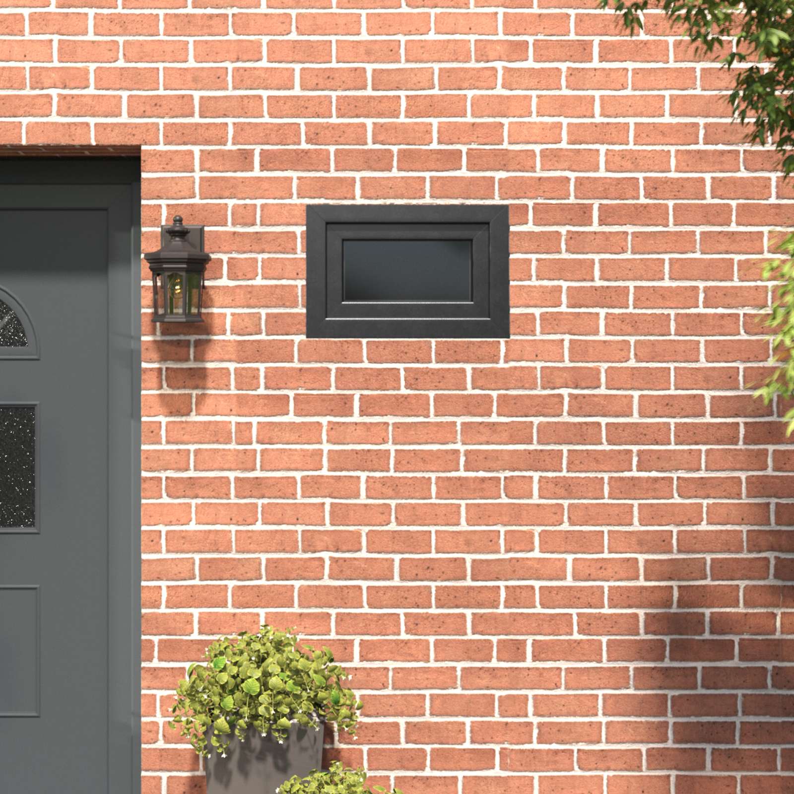 Kellerfenster RISOR 60 x 40 cm PVC und Glas Weiß