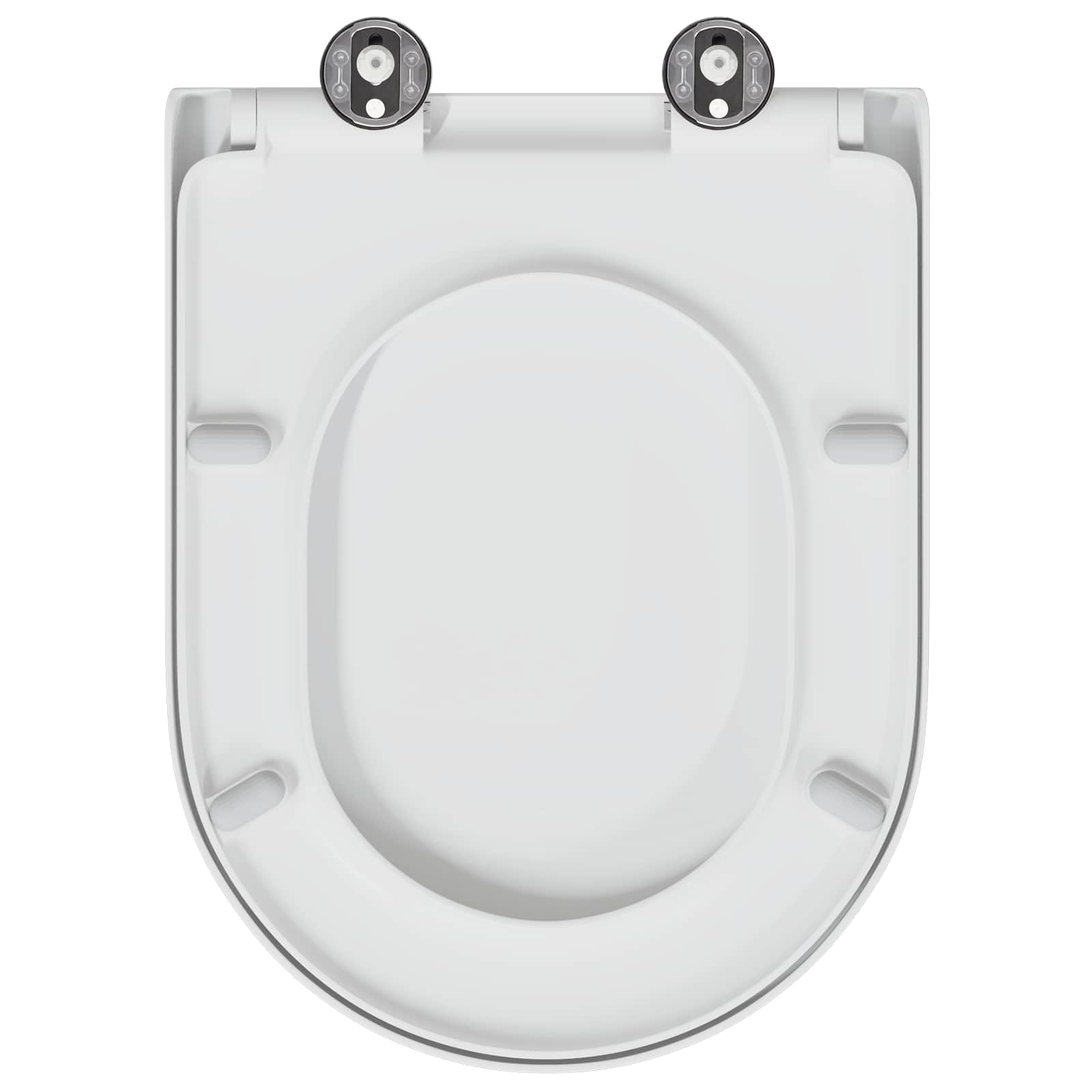 Toilettensitz Anthrazit 49 x 36 x 4 cm Duroplast