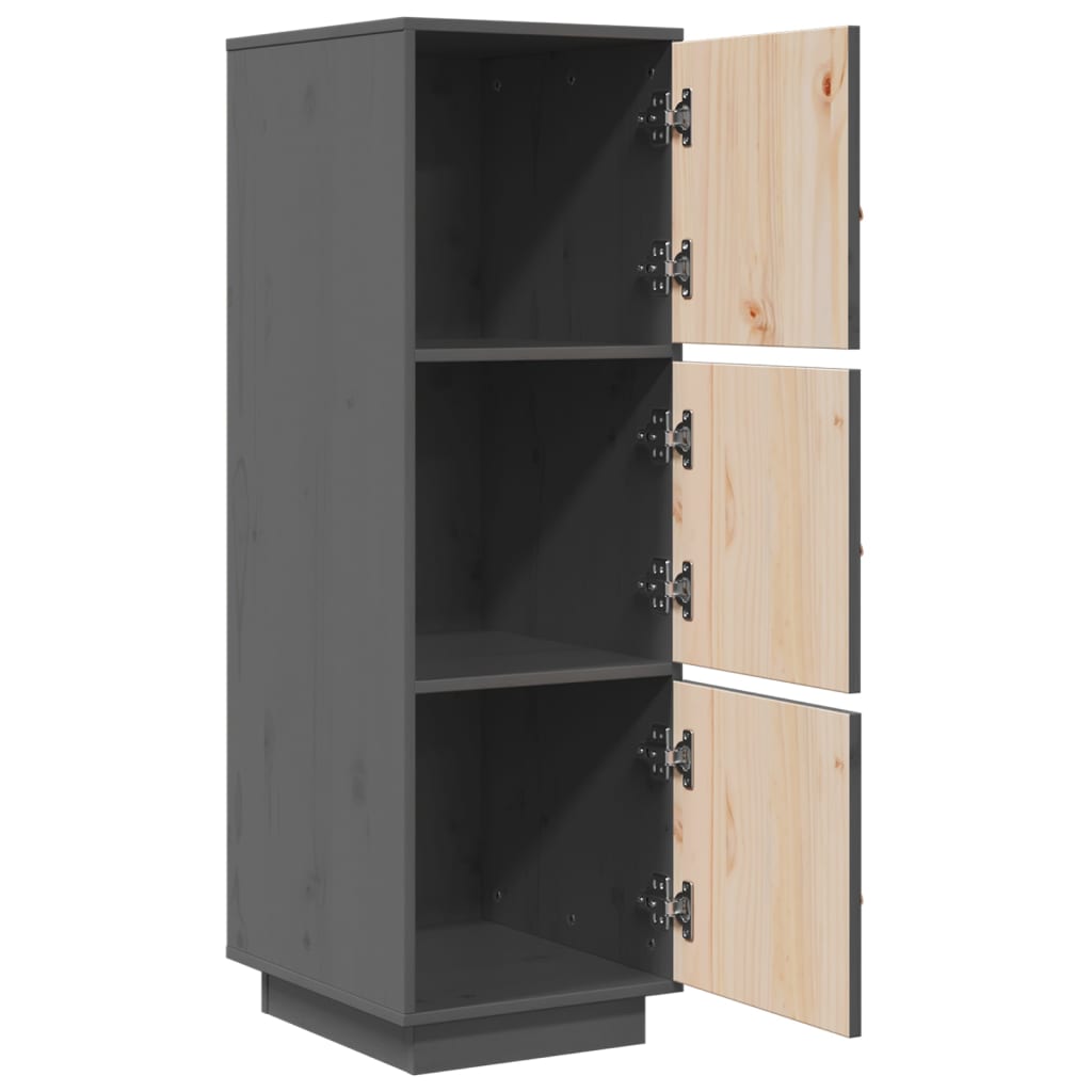 Highboard 34x40x108,5 cm Massivholz Kiefer