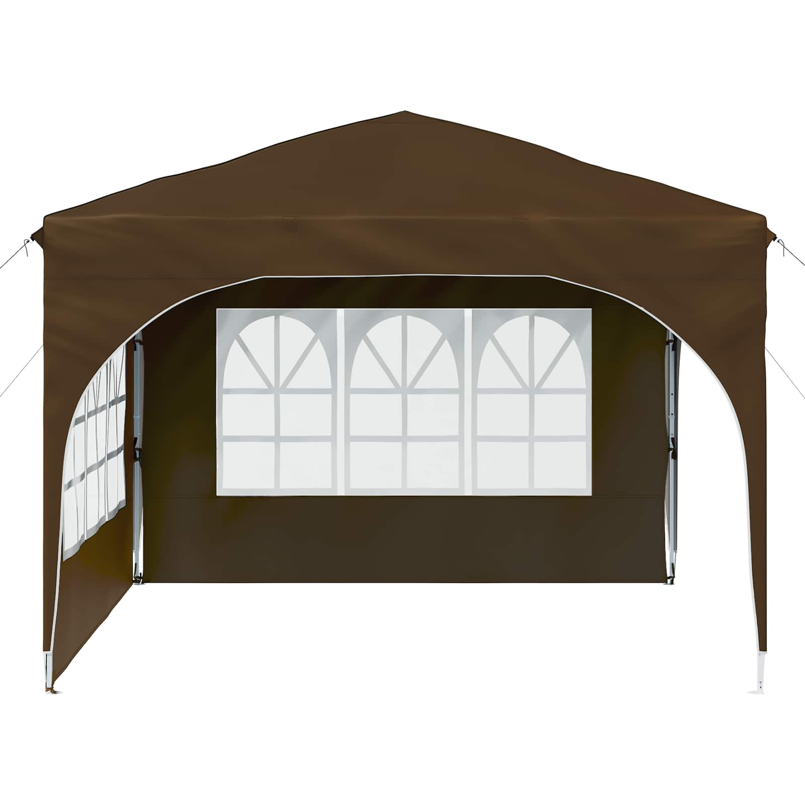 Pop-up Partyzelt 290 x 290 x 245 cm Creme