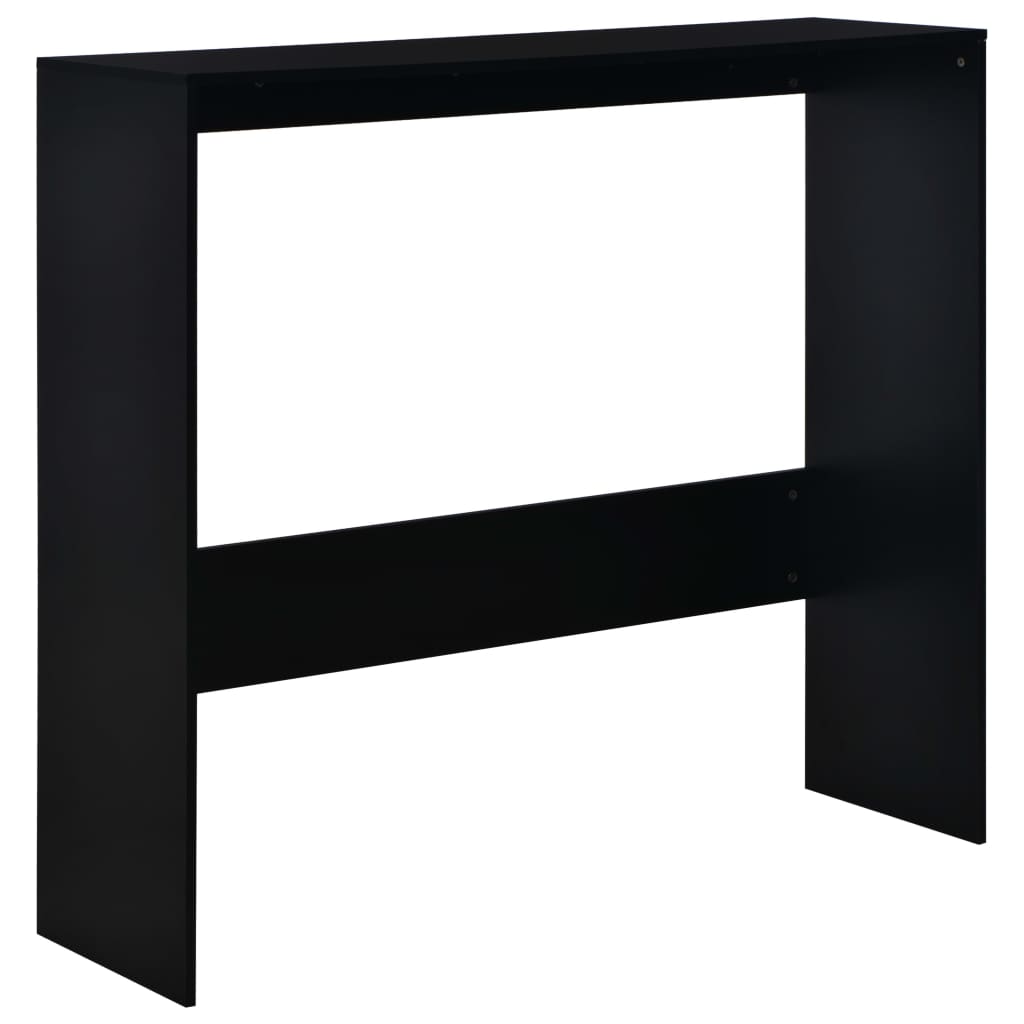 Bartisch mit 2 Tischplatten Weiß 130x40x120 cm