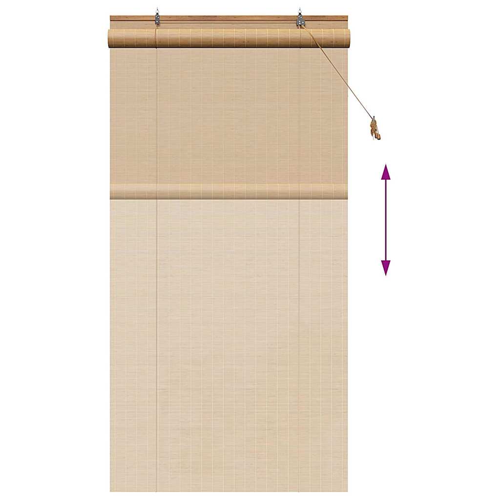 Rollo Braun 60 x 160 cm Bambus