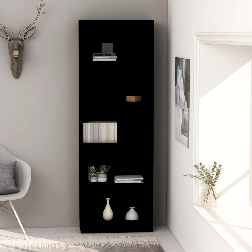 Bücherregal 3 Fächer Weiß 40x24x109 cm Holzwerkstoff