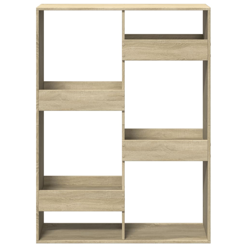 Bücherregal Weiß 100x33x135 cm Holzwerkstoff