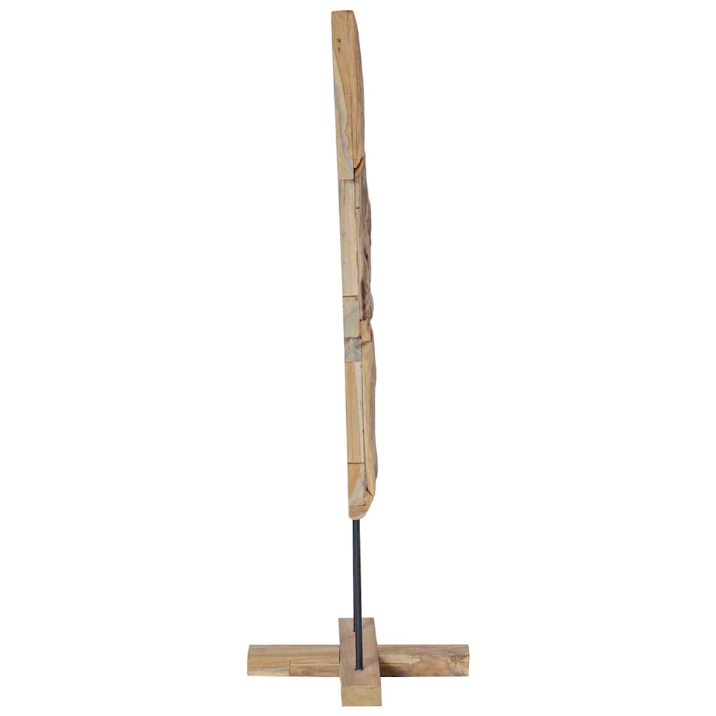 Weihnachtsbaum mit Ständer Braun 90 cm Massivholz Teak