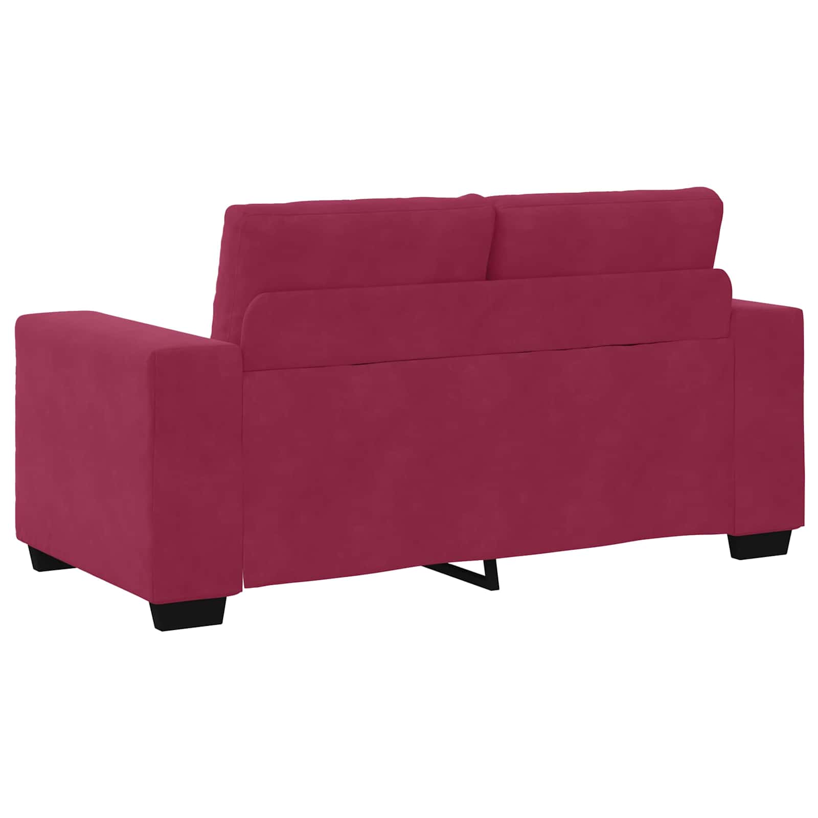 2-teiliges Sofa-Set mit Kissen, hellgrauer Samt