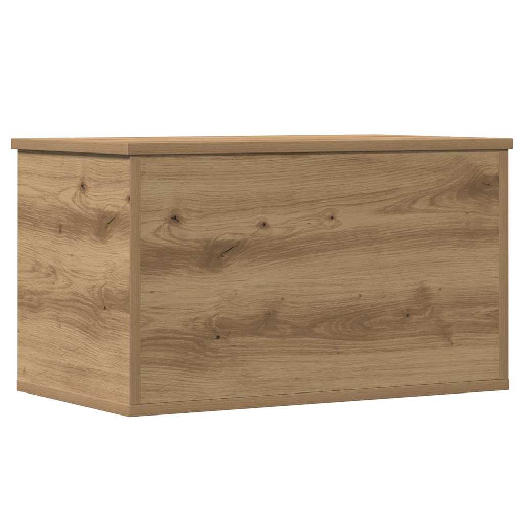 Aufbewahrungstruhe Weiß 84x42x46 cm Holzwerkstoff