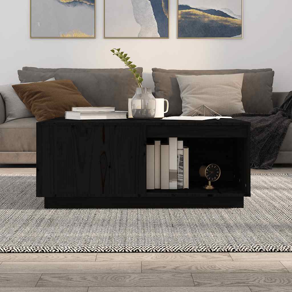 Couchtisch 100x101x40,5 cm Massivholz Kiefer