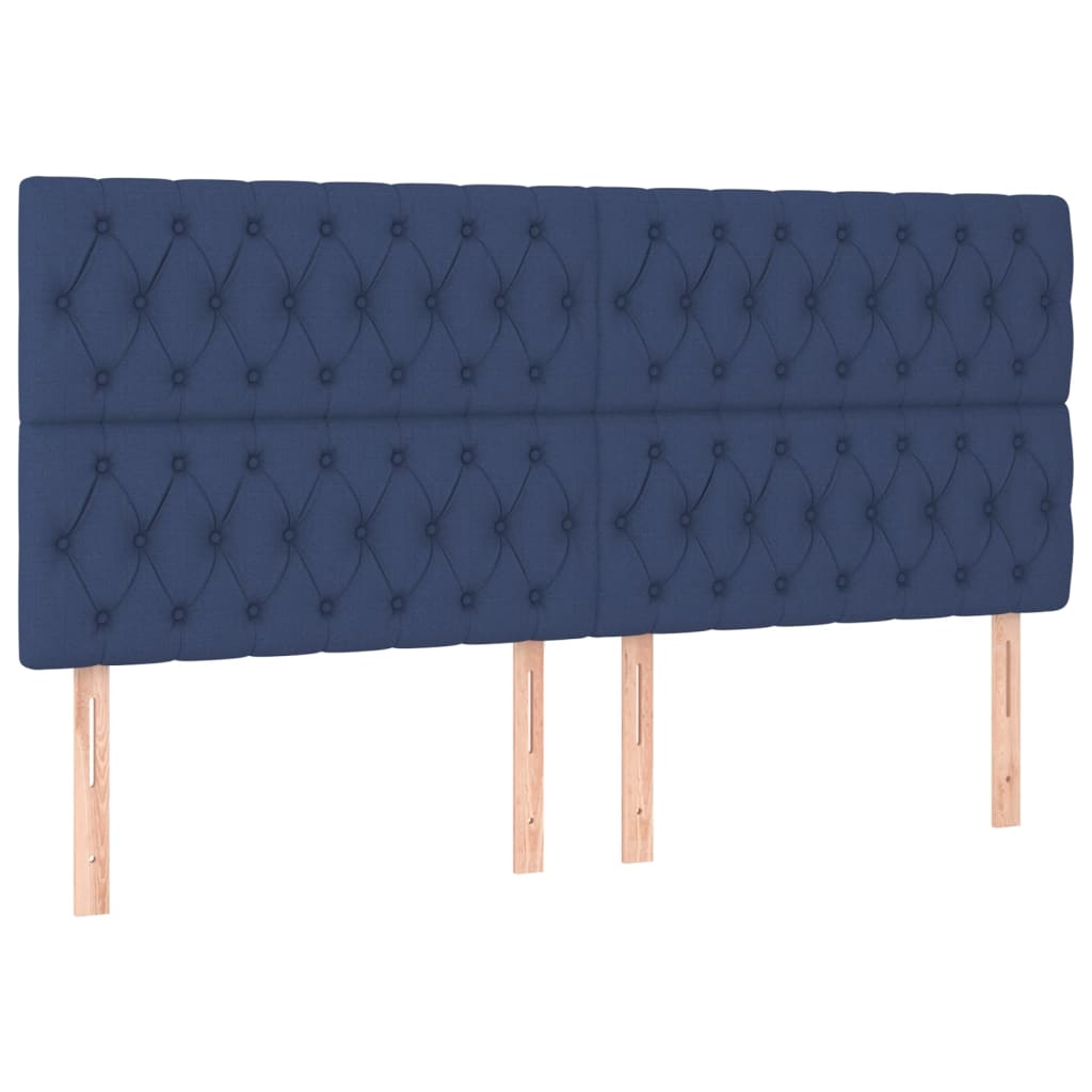 Kopfteil Hellgrau 80x7x118/128 cm Stoff