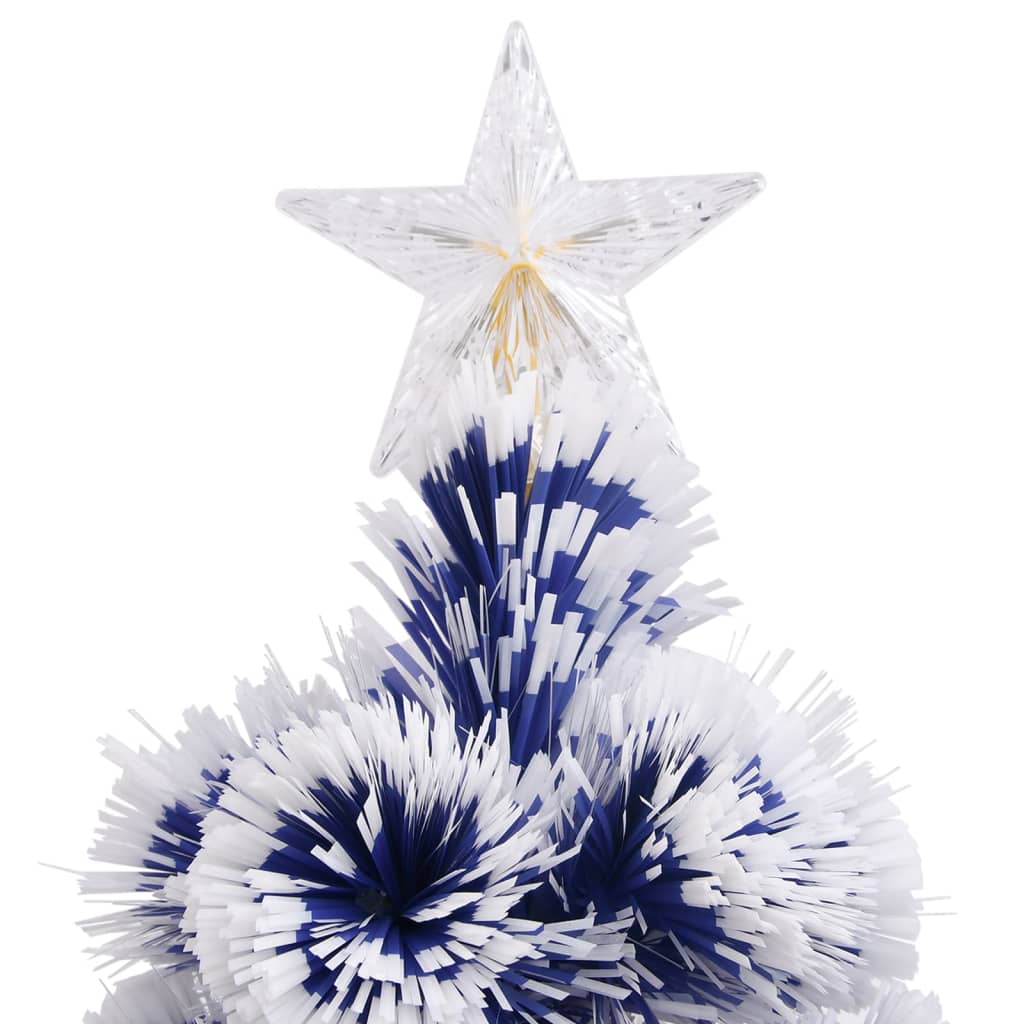 Vorbeleuchteter Weihnachtsbaum mit Ständer und LED 150 cm Glasfaser