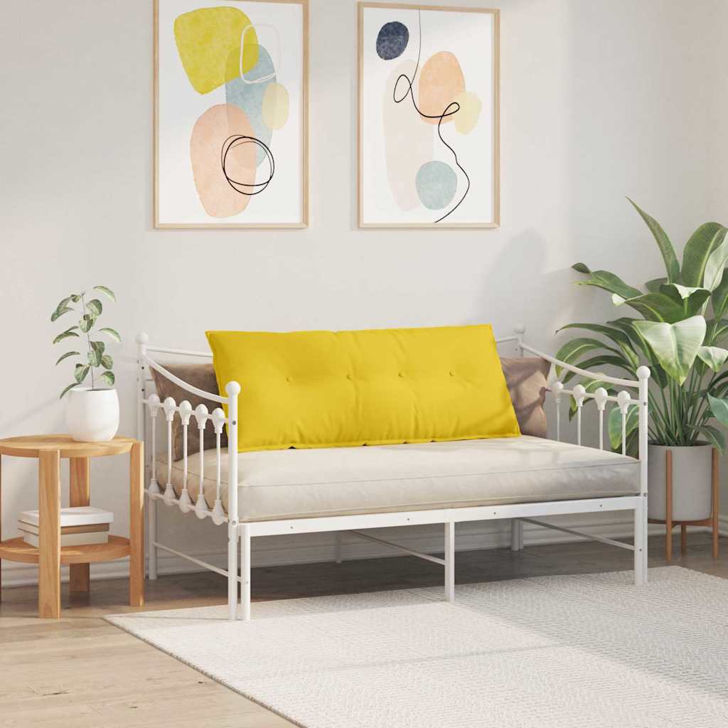 Rückenkissen Hellgrau 50 x 19 x 45 cm Stoff