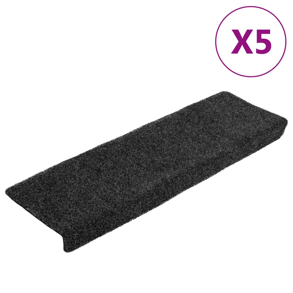 Stufenmatten Selbstklebend 15 Stk. 65x21x4 cm Hellbraun Rechteckiger Rand
