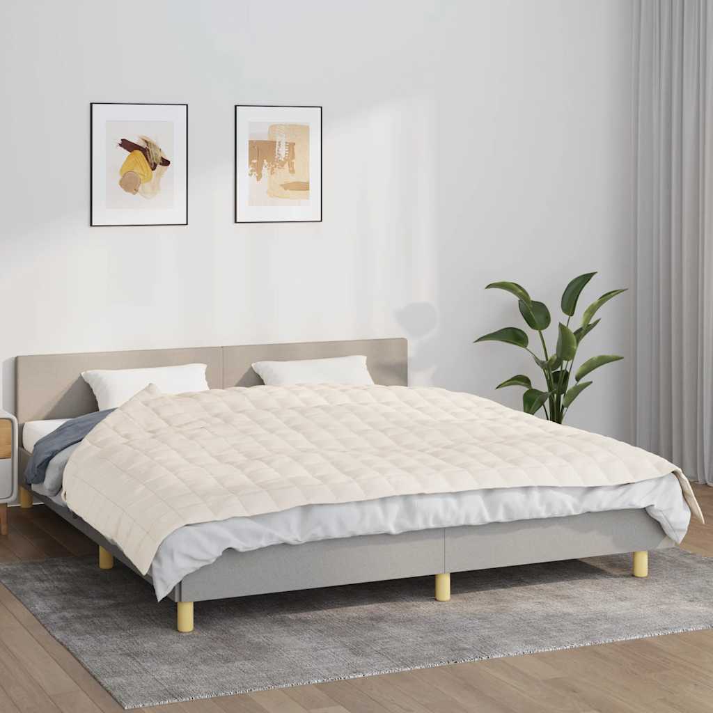 Gewichtsdecke Grau 122x183 cm 5 kg Stoff