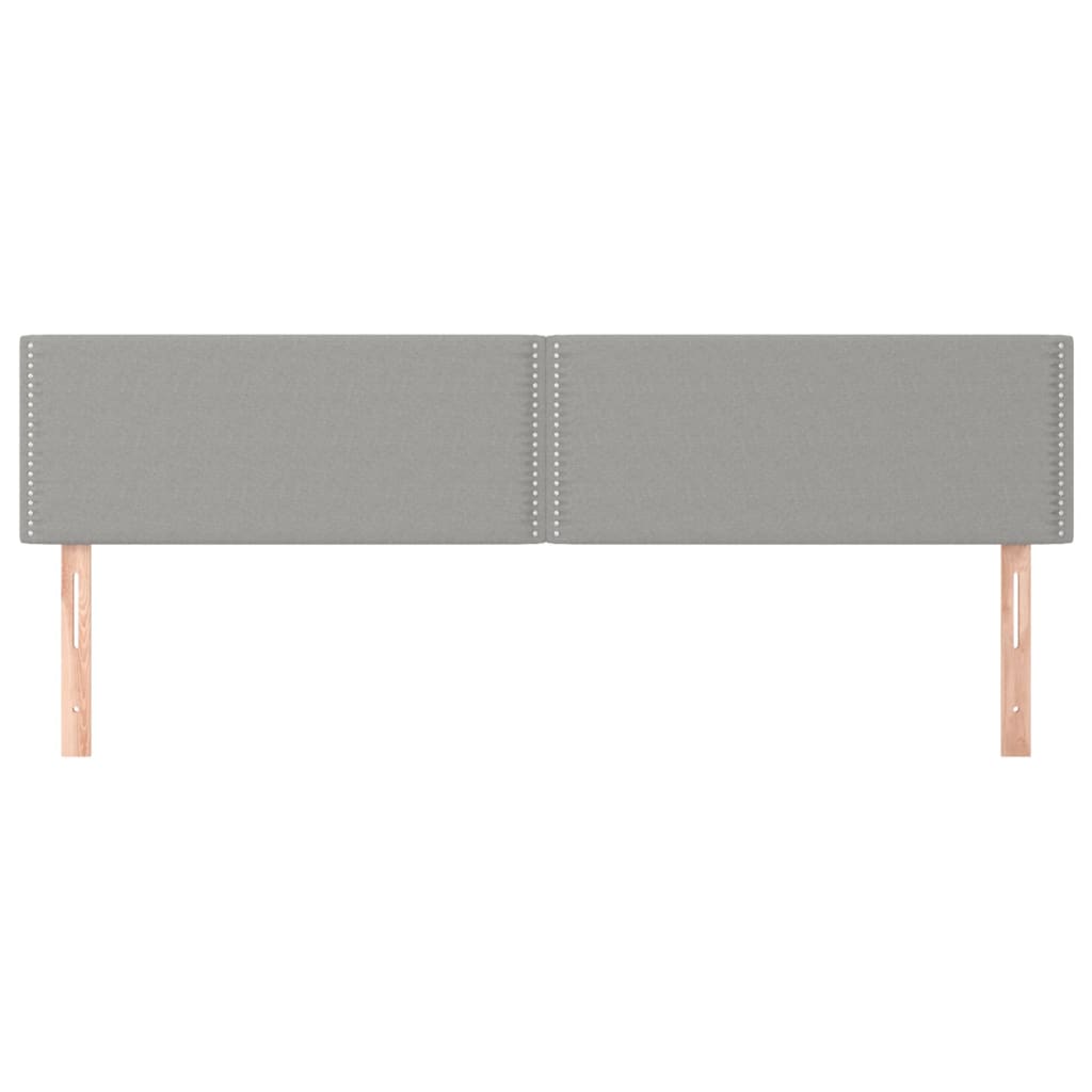 Kopfteil Dunkelgrau 80 x 5 x 118/128 cm Stoff