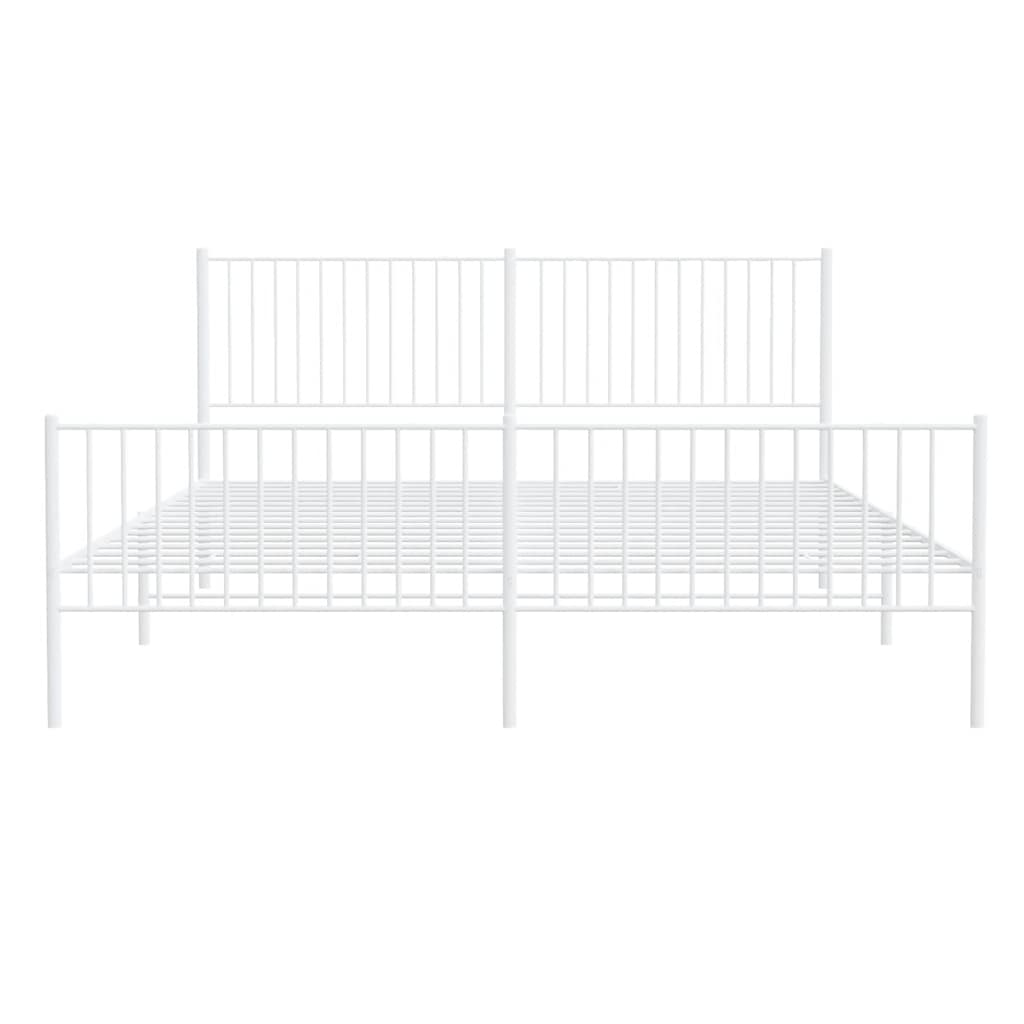 Bettgestell Metall Schwarz 75x190 cm