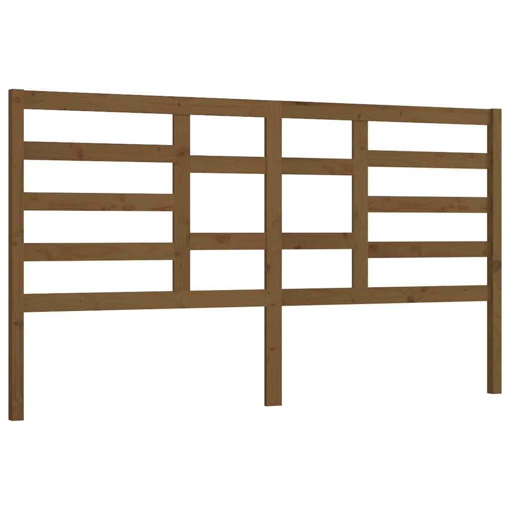 Bett-Kopfteil Grau 81x4x104 cm Massivholz Kiefer