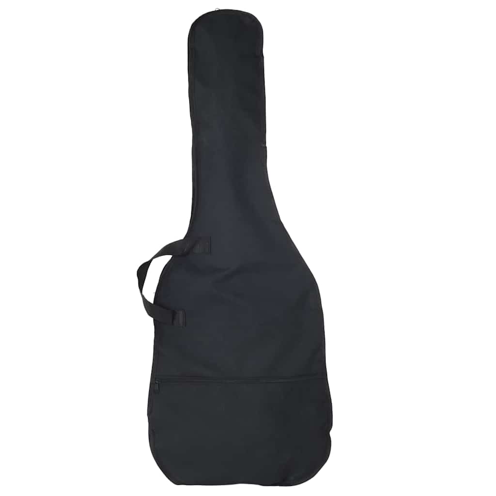 E-Bass für Anfänger mit Tasche Schwarz 4/4 46