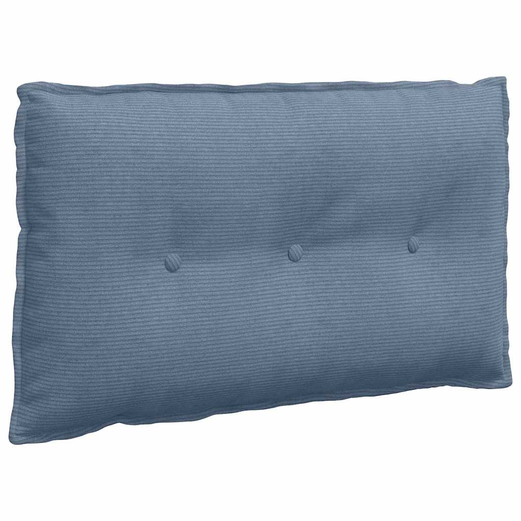 Rückenkissen Hellgrau 50 x 45 cm Cordstoff