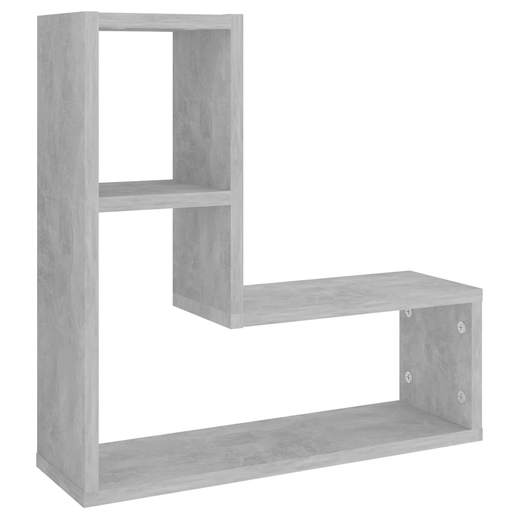 Wandregale 2 Stk. Weiß 50x15x50 cm Holzwerkstoff