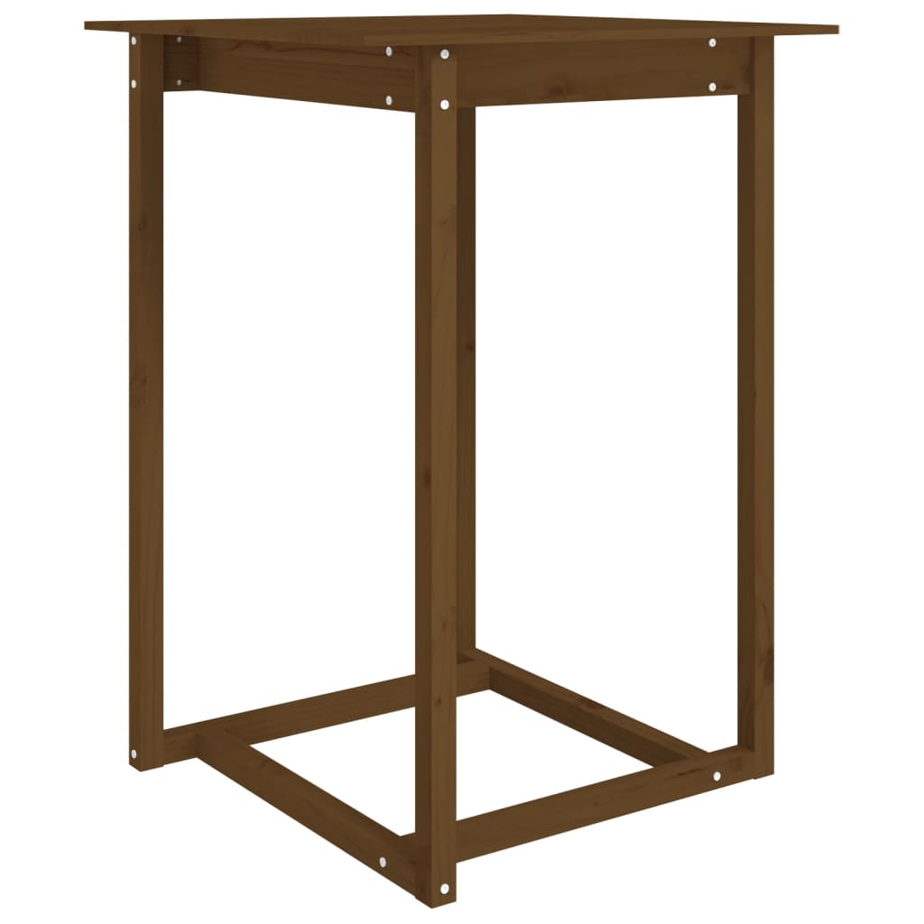Bartisch 60x60x110 cm Massivholz Kiefer