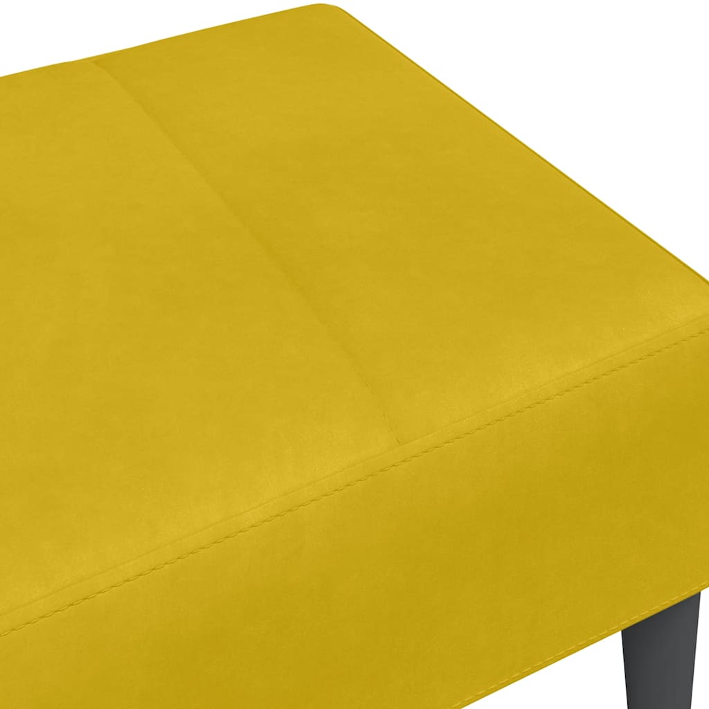 Fußhocker Blau 77x55x31 cm Samt