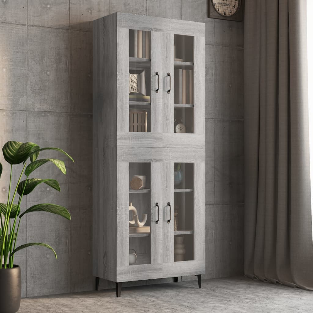 Hängeschrank Weiß 69,5x34x90 cm