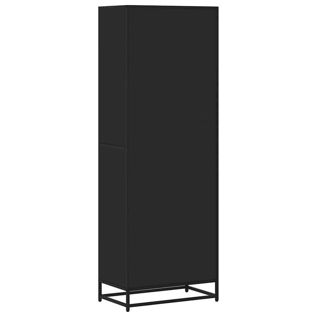 Bücherregal Schwarz 60x35x139 cm Holzwerkstoff