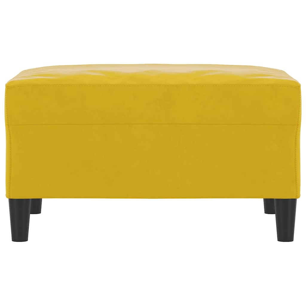 Fußhocker Hellgrau 60x50x41 cm Samt