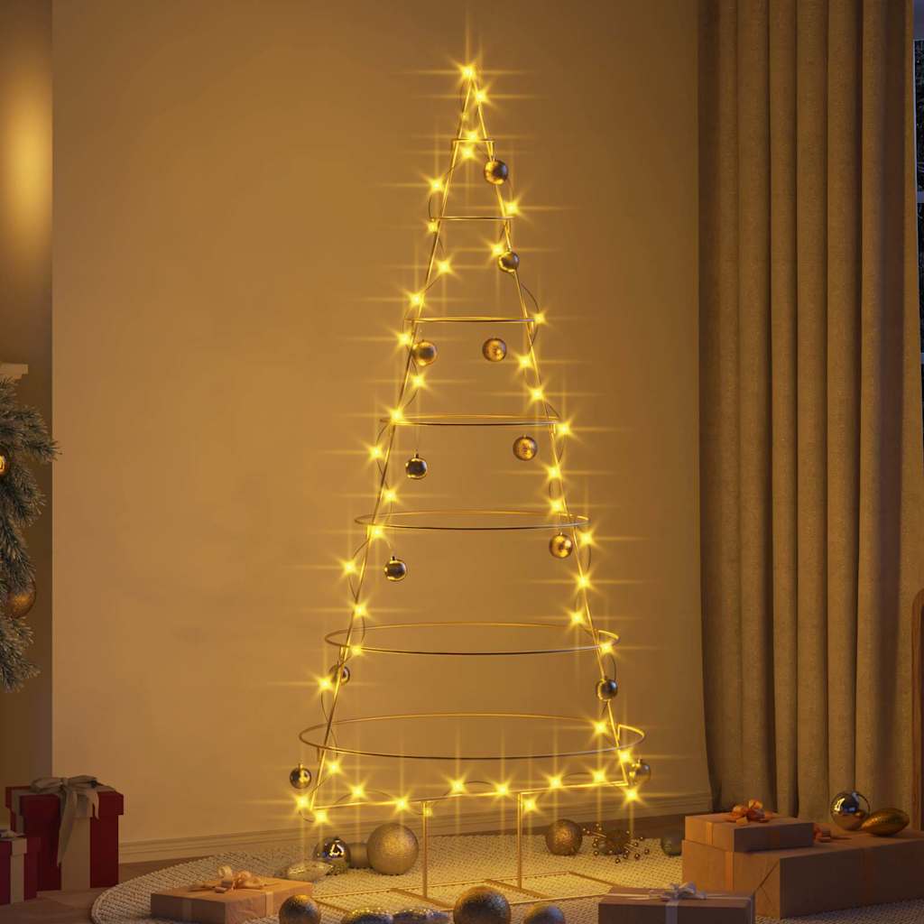 Metall-Weihnachtsbaum Deko Schwarz 60 cm