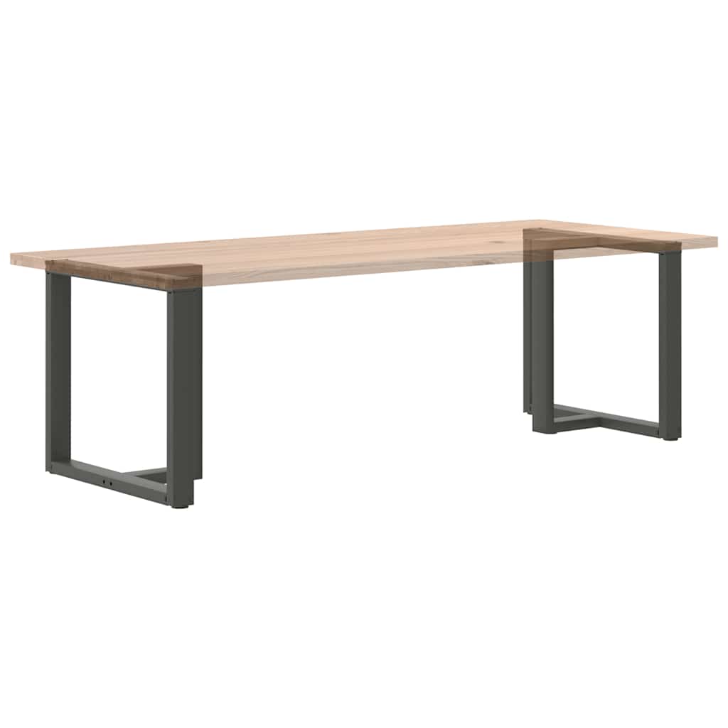 Couchtischbeine T-Form 2 Stk. Schwarz 30x25x(30-31) cm Stahl