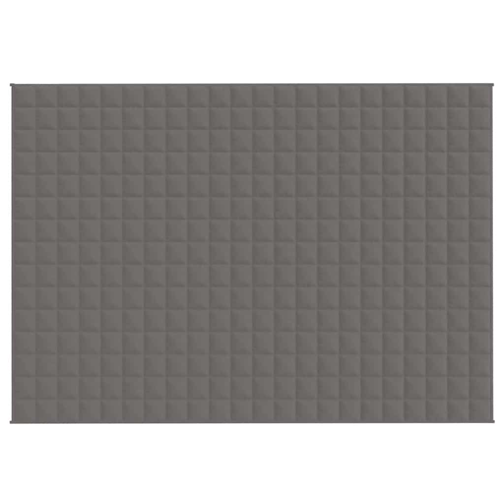 Gewichtsdecke Grau 122x183 cm 5 kg Stoff