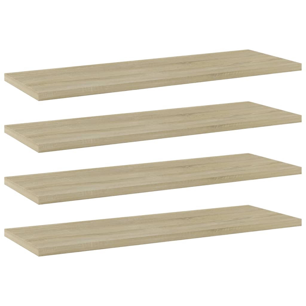 Bücherregal-Bretter 4 Stk. Weiß 40x10x1,5 cm Holzwerkstoff